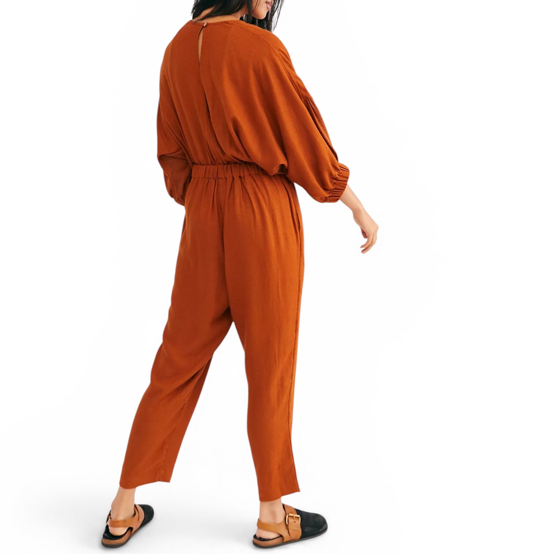 Womens Free People Jumpsuit W/ Dolman Sleeve Size L