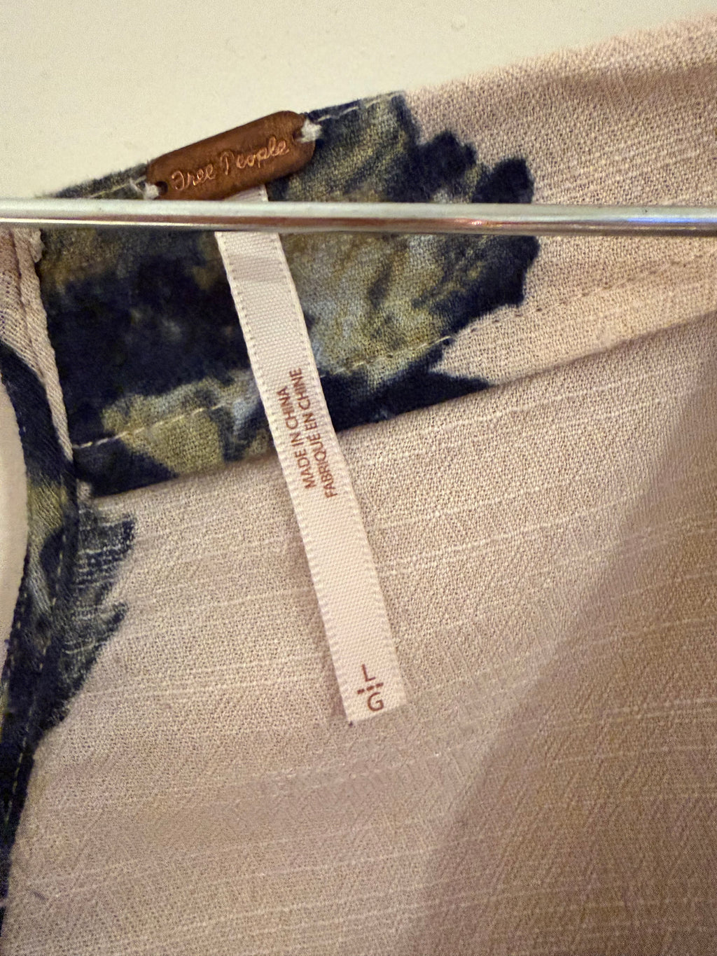 Free People Floral Jumper Size Large Size L