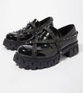 Koi Footwear Spiked Platform Shoes Black Womens 10
