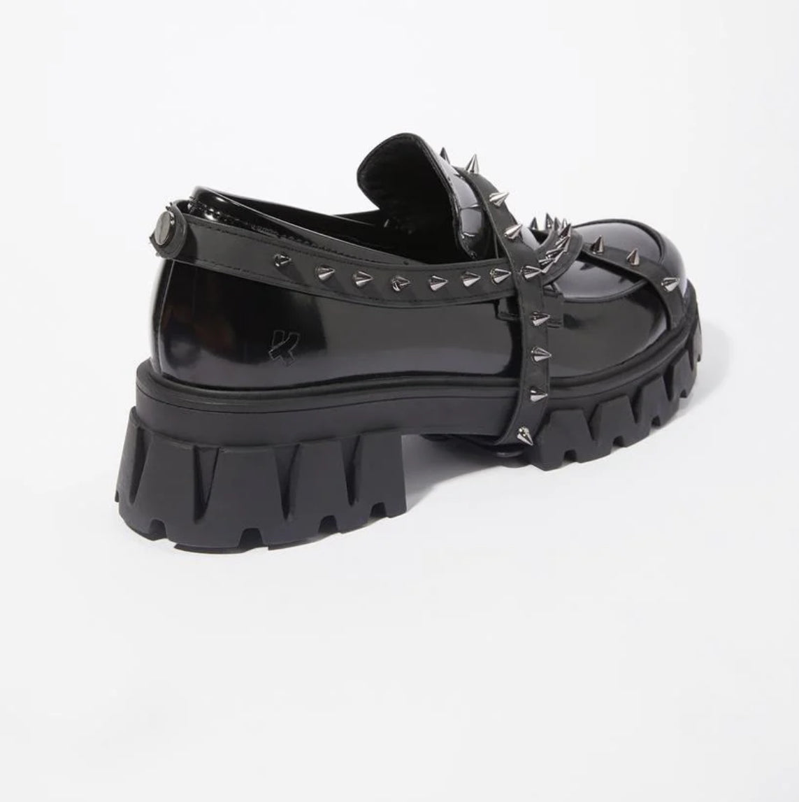 Koi Footwear Spiked Platform Shoes Black Womens 10