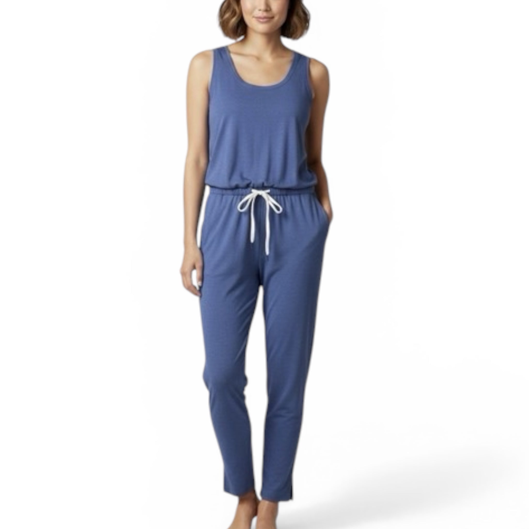 Nordstrom Zella Gwen Sleeveless Jumpsuit Size L