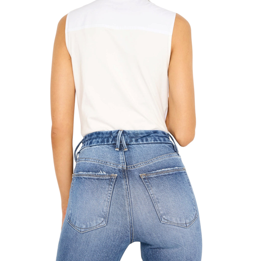 Good American Classic High Rise Bootcut Jeans Size 12/31 inseam 33 1/2