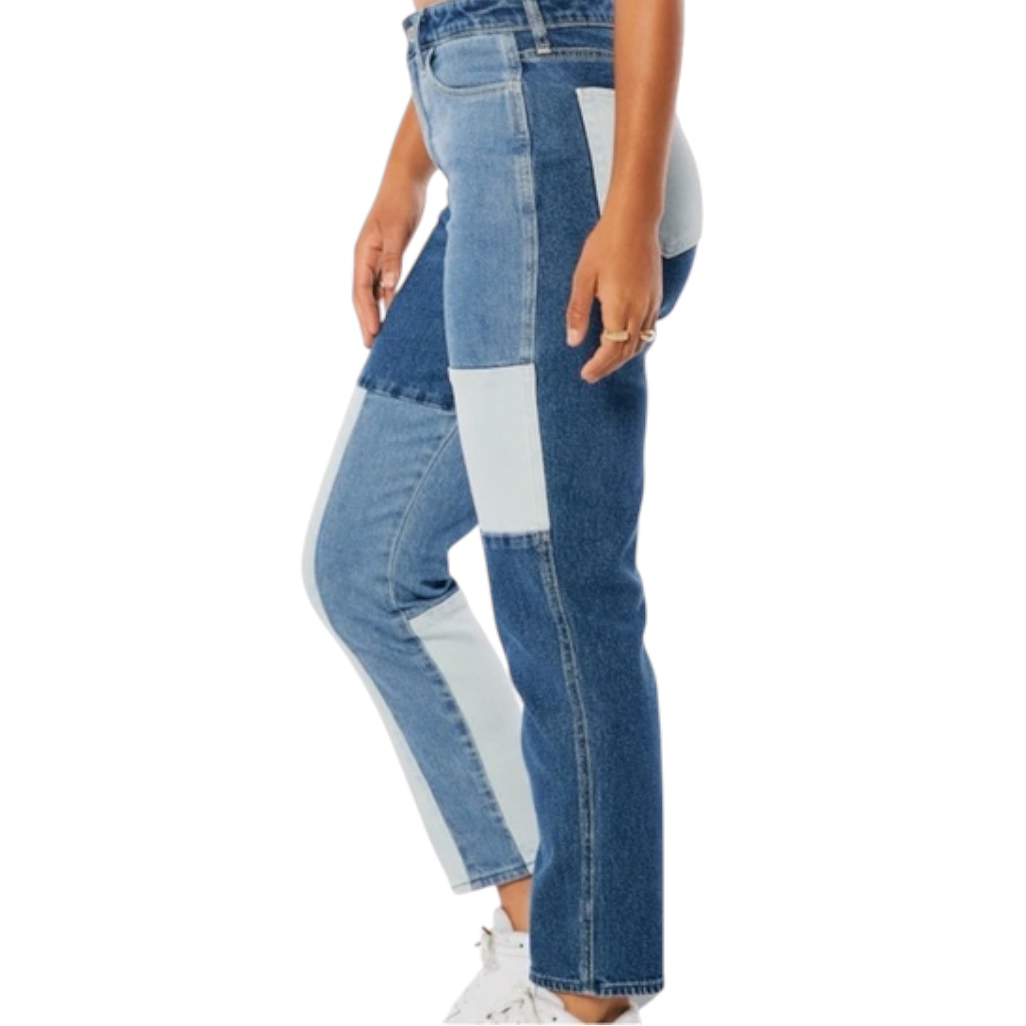 Hollister Ultra High Rise Patchwork Jeans Size W25 L27