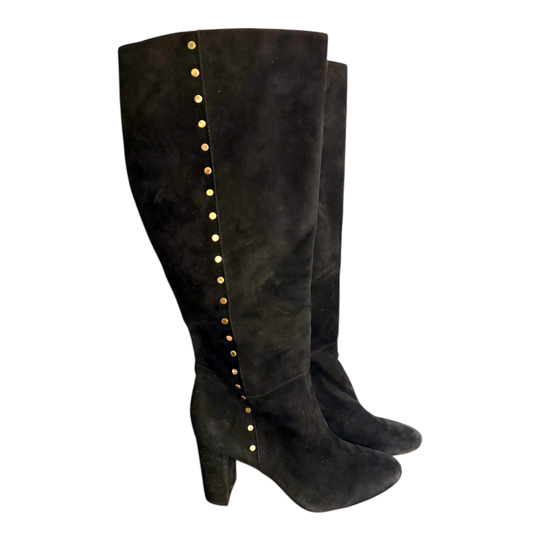 Ralph Lauren Black Atherton Dress Boots Size 10