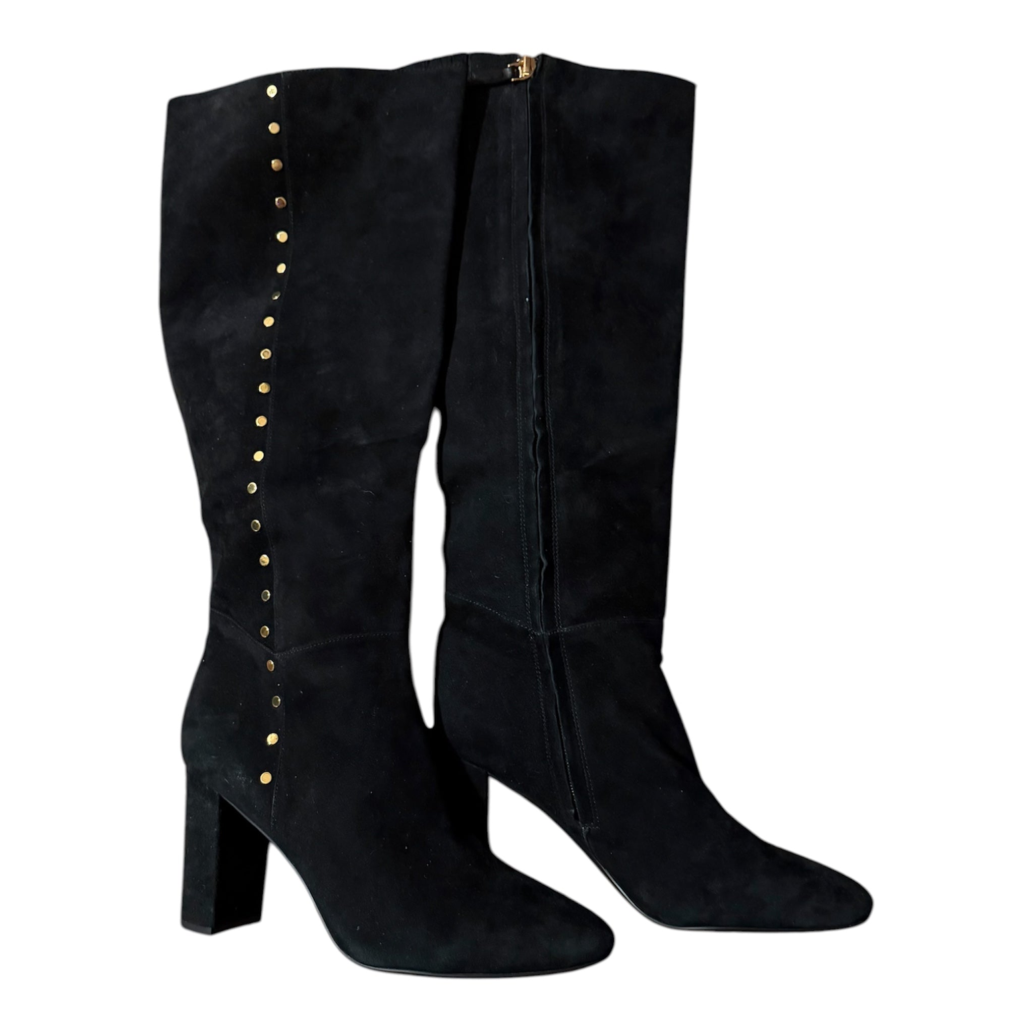 Ralph Lauren Black Atherton Dress Boots Size 10