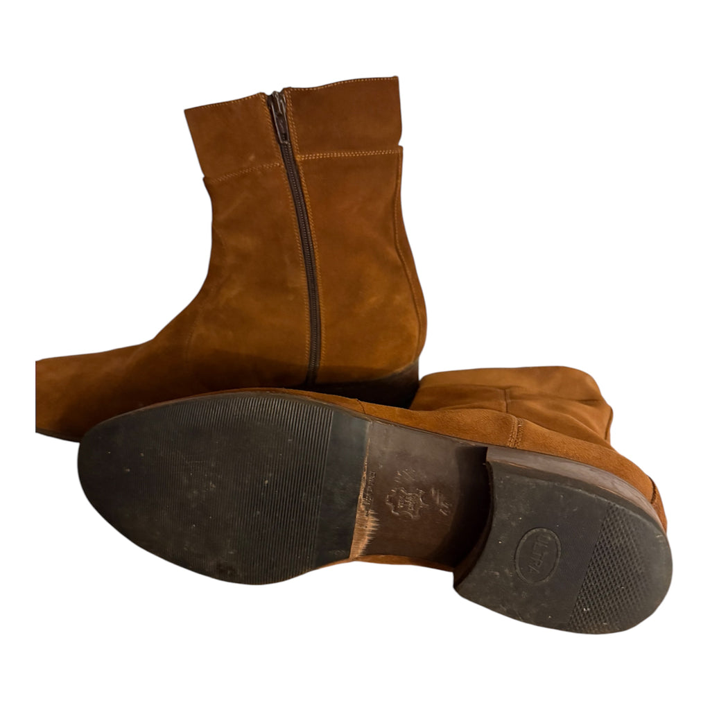 Men’s Jean Michel Brown Suede Boots Size 12